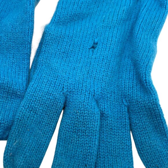 Ann Taylor Blue 100% Cashmere Long Gloves - Picture 2 of 5